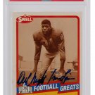 Dick Night Train Lane Lions Signed Slabbed 1989 Swell #85 Trading Card PSA/DNA