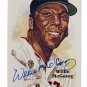 Willie McCovey Signed SF Giants Perez-Steele Postcard LE 8386/10000 SI COA