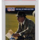 Tom Landry Dallas Cowboys Signed Slabbed 1990 Pro Set #28 Trading Card PSA/DNA