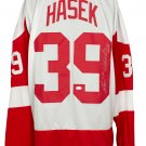 Dominik Hasek Signed Custom White Dominator Hockey Jersey JSA