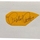 Pistol Pete Maravich Utah Jazz Signed Cut Signature BAS A67955