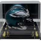 Dallas Goedert Signed Philadelphia Eagles Mini Helmet BAS+Fanatics Holo w/ Case