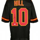 Tyreek Hill Signed Custom Pro-Style Black Football Jersey JSA