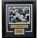 Derek Jeter Framed 8x10 New York Yankees Photo w/ Laser Engraved Signature