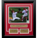 Brad Lidge Carlos Ruiz Framed 8x10 World Series Photo Laser Engraved Signature