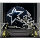 Roger Staubach Signed Cowboys AMP Mini Speed Helmet BAS w/ Case