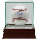 Chipper Jones Atlanta Braves Signed Official MLB Baseball HOF 18 PSA w/ Case