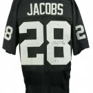 Josh Jacobs Signed Custom Black Pro-Style Football Jersey BAS