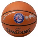 Allen Iverson Signed 76ers Spalding I/O Logo Basketball The Answer JSA ITP