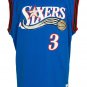 Allen Iverson Signed 76ers 1999-00 Blue M&N Swingman Jersey JSA ITP