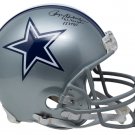 Roger Staubach Signed Dallas Cowboys Full Size Proline Helmet Stats Insc BAS