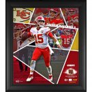 Patrick Mahomes Chiefs Framed 15x17 Collage w/ Game Used Football Piece LE/500
