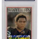 Marcus Allen Raiders Signed Slabbed 1983 Topps #294 Rookie RC MVP Gem MT 10 PSA