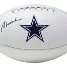 Roger Staubach Signed Dallas Cowboys Full Size Logo Football BAS