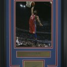 Joel Embiid Framed 8x10 76ers Photo w/ Laser Engraved Signature