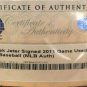Derek Jeter Signed 2011 Game Used Yankees Baseball Steiner+MLB Holo