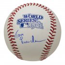 Tom Lasorda Los Angeles Dodgers Signed Official 1981 World Series Baseball JSA