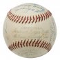 1960 Yankees Team Signed OAL Baseball Yogi Berra Whitey Ford +22 BAS A52154