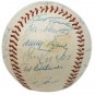 1960 Yankees Team Signed OAL Baseball Yogi Berra Whitey Ford +22 BAS A52154