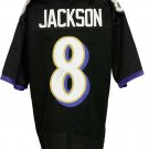 Lamar Jackson Signed Custom Black Pro-Style Football Jersey JSA