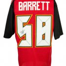Shaquil Barrett Signed Red Pro-Style Football Jersey JSA