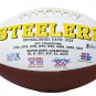 Minkah Fitzpatrick Signed Pittsburgh Steelers Full Size Logo Football BAS