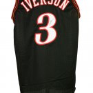 Allen Iverson Signed Custom Black Pro-Style Basketball Jersey JSA ITP