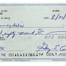 Gary Carter Montreal Expos Signed Personal Check # 10047 BAS