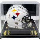 Jack Ham Signed Pittsburgh Steelers Mini Speed Amp Helmet HOF 88 Insc JSA w/Case