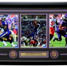 Lamar Jackson Andrews Ingram Framed 31x19 Baltimore Ravens 8x10 Photo Collage