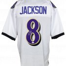 Lamar Jackson Signed Custom White Pro-Style Football Jersey JSA