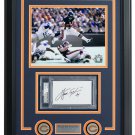 Walter Payton Chicago Bears vs Lions Slabbed Signature Cut Framed 8x10 Photo PSA