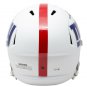 Saquon Barkley Signed Giants Full Size Matte White Spd Rep Helmet A585555
