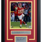 Patrick Mahomes Framed 8x10 Chiefs Photo w/ Laser Engraved Signature