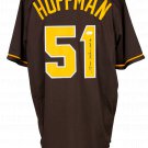 Trevor Hoffman Signed Custom Brown Baseball Jersey HOF18 Inscribed JSA