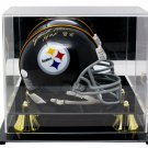 Jack Ham Signed Pittsburgh Steelers Throwback Mini Helmet HOF 88 Insc JSA w/Case