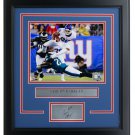 Saquon Barkley Framed Giants Vs Eagles 8x10 Photo w/ Laser Engraved Autograph