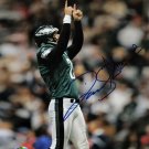 David Akers Philadelphia Eagles Signed 8x10 Celebration Point Photo SI