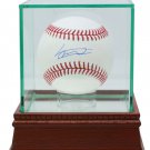 Vladimir Guerrero Jr. Toronto Blue Jays Signed MLB Baseball JSA w/Glass Case