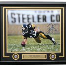 Troy Polamalu Signed Framed Pittsburgh Steelers 16x20 Photo BAS