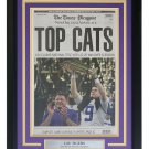 LSU Tigers Framed January 14th NCAA Champs New Orleans Advocate Newspaper Cover
