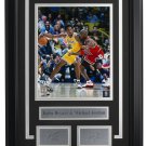 Kobe Bryant Michael Jordan Framed 8x10 Photo w/ Laser Engraved Signatures