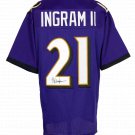 Mark Ingram Signed Custom Purple Pro-Style Football Jersey BAS