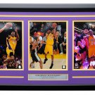 Kobe Bryant Framed Los Angeles Lakers 31x19 Last Game 8x10 Photo Collage
