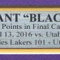 Kobe Bryant Framed Los Angeles Lakers 31x19 Last Game 8x10 Photo Collage