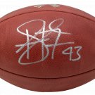 Troy Polamalu Pittsburgh Steelers Signed Wilson The Duke NFL Football BAS