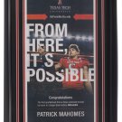 Patrick Mahomes Framed 18x30 Texas Tech Congratulations Kansas City Star Paper