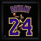 Kobe Bryant Framed 20x20 Los Angeles Lakers Black #24 Jersey Photo