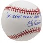 Yogi Berra NY Yankees Signed MLB Baseball It Aint Over Inscribed JSA Berra COA
