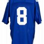 Daniel Jones Signed Custom Blue Pro-Style Football Jersey JSA ITP